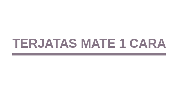TERJATAS MATE 1 CARA